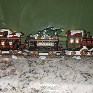 St. Nicholas Square St. Nick's Express Three Piece Train Set.